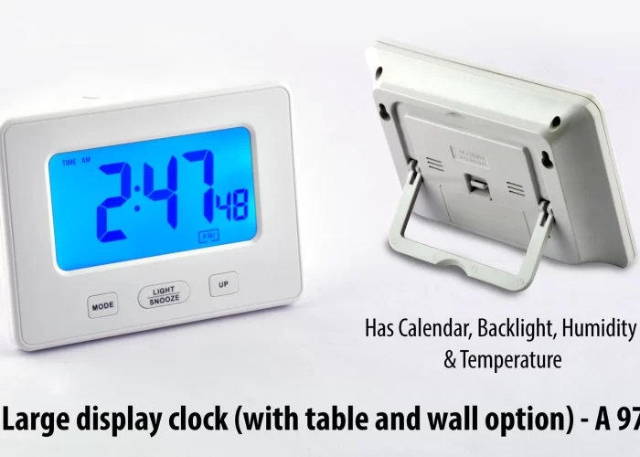A97 – Large Display Clock (With Table And Wall Option)