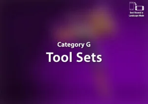 G-Tool sets